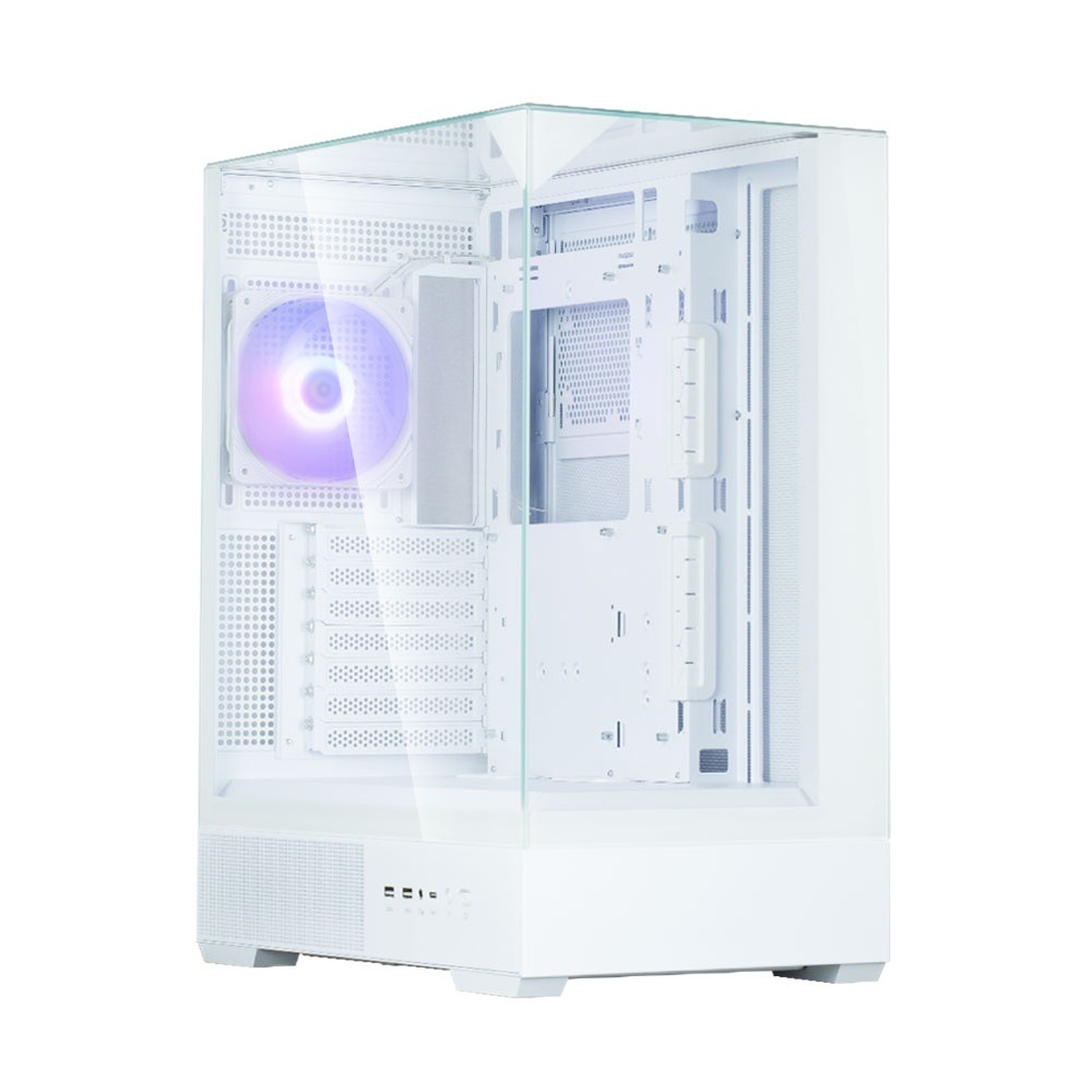ZALMAN P40 Prism White ミドルタワー型PCケース ホワイト｜P40 PRISM