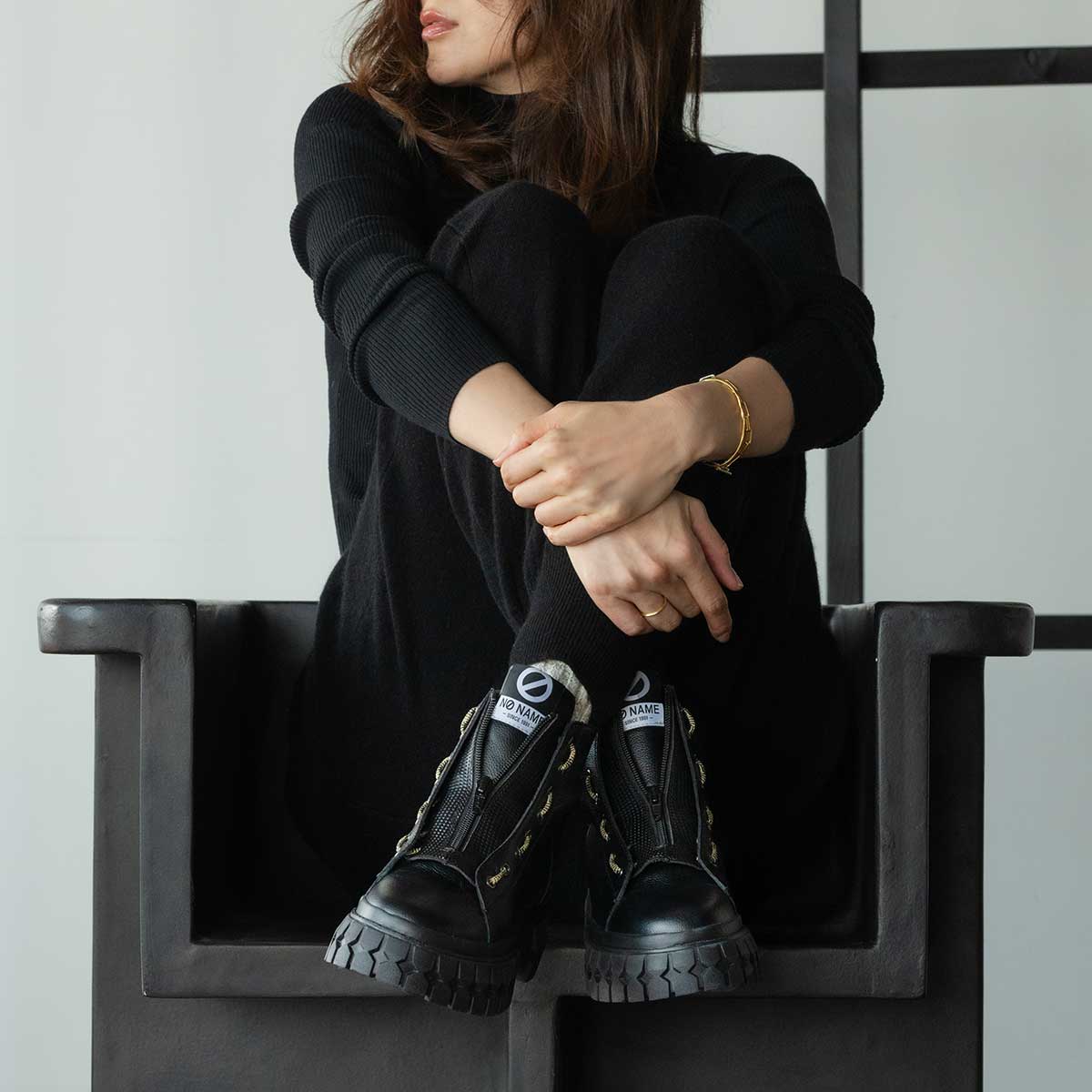 ファイナルセール50%OFF]NO NAME ノーネーム GRAVITEE-42354W-BLACK