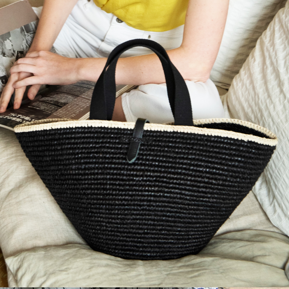 MAISON N.H PARIS[メゾンエヌアッシュパリ]CARLA-NOIR[バッグ]ブラック