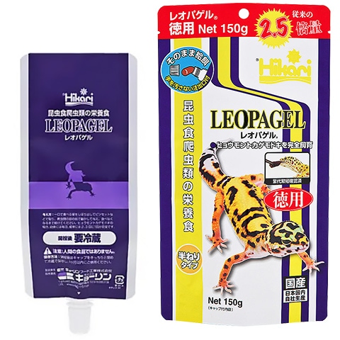 レオパゲル徳用 150g/エサ 餌 えさ 爬虫類フード 国産 レオパード