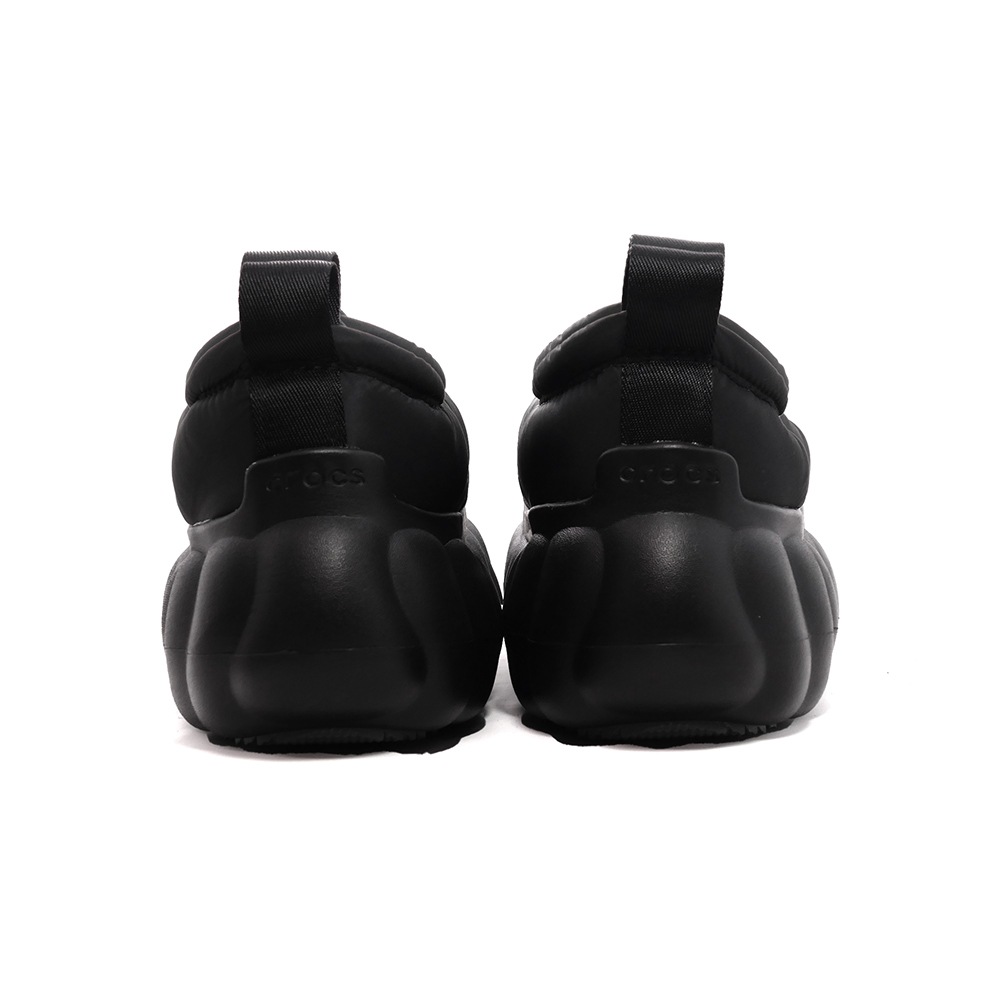 ブーツ クロックス crocs オーバーパフショーティー ブラック 黒