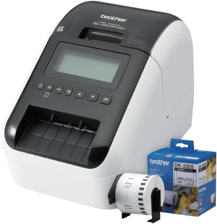 中古Brotherブラザー QL-720NW工業 感熱ラベルプリンター Brother QL