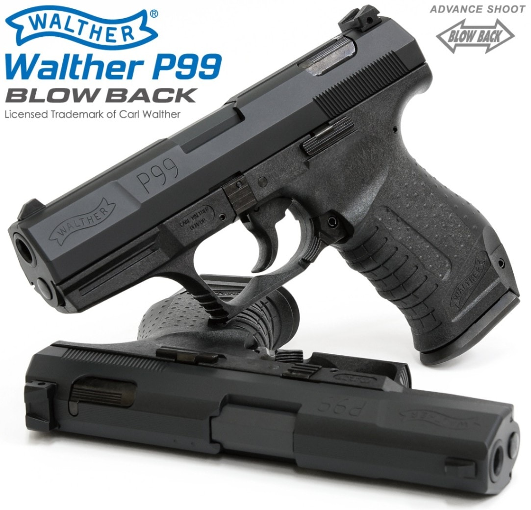 Walther P99 Compact モデルガン マルゼン ワルサーP99 ブローバック COMPACT モデル | ガスブロー