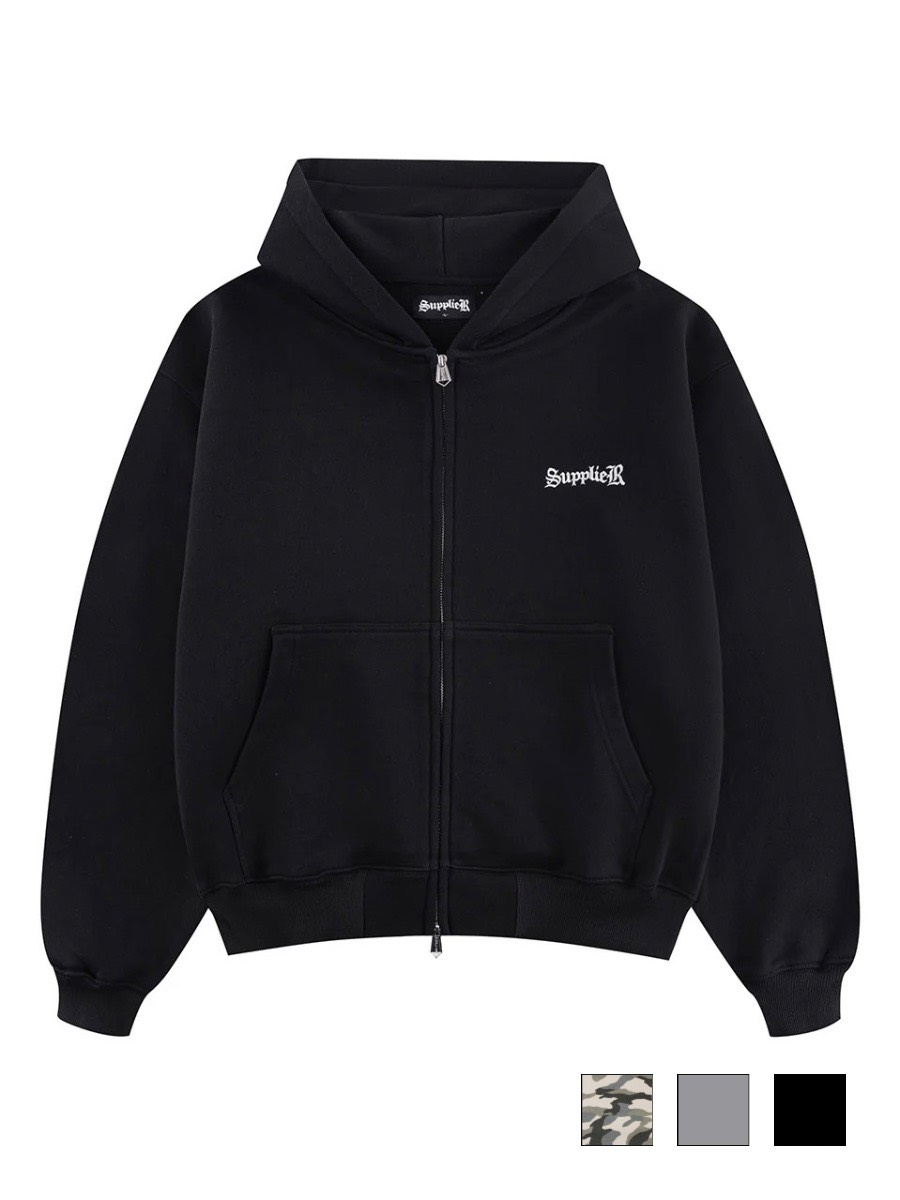 SUPPLIER】Cross Zip Hoodie (New Silhouette) / 【サプライヤー