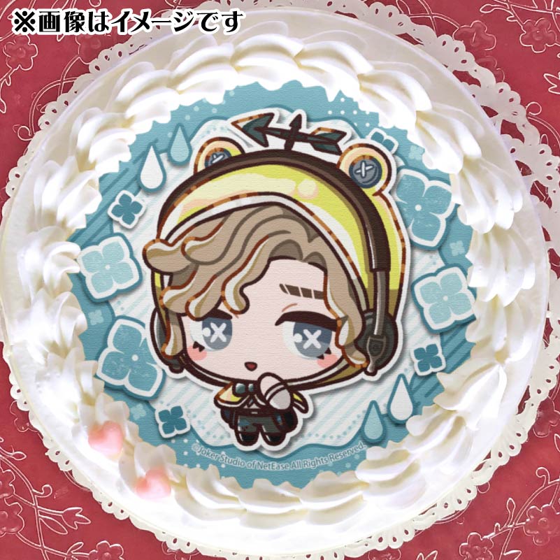 梅雨デザインプリケーキ（気象学者）【特典缶バッジ付き】[Identity V