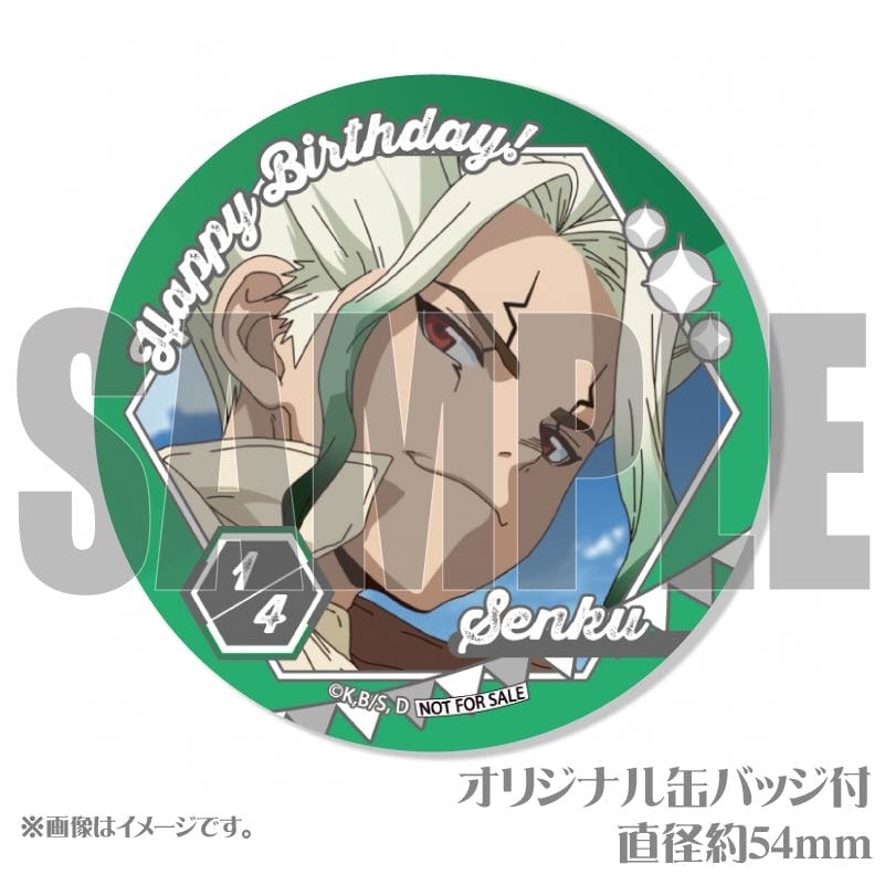 バースデープリマカロン6個セット2025（石神千空）【特典缶バッジ付き