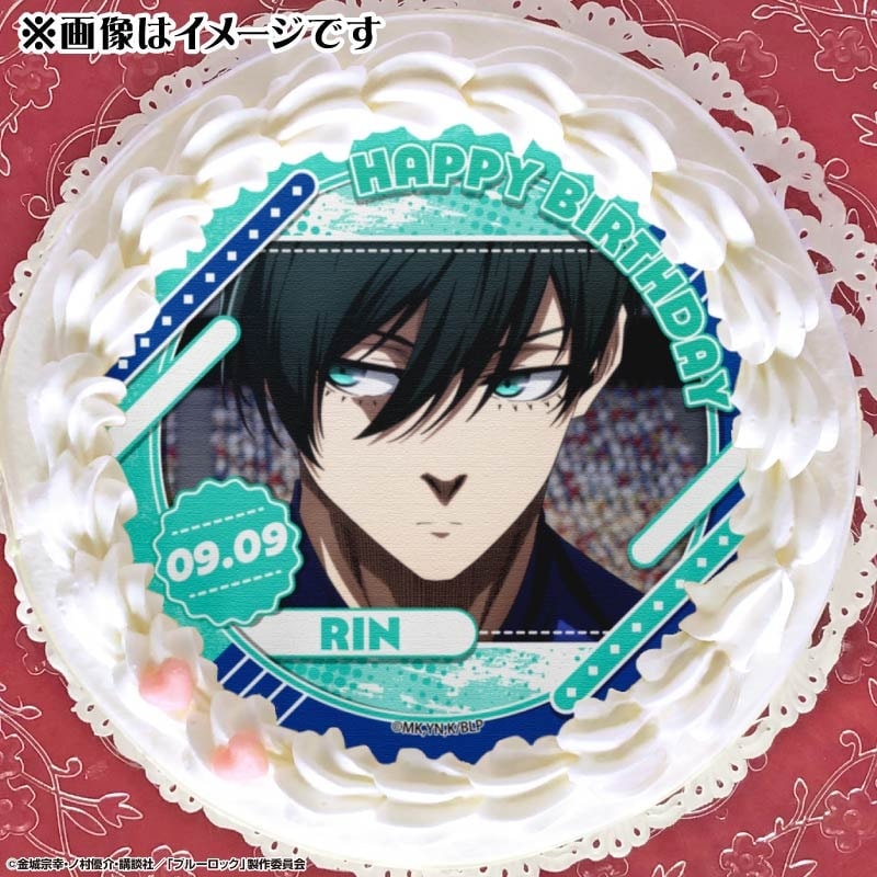 バースデープリケーキ2025（糸師 凛）【特典缶バッジ付き】[ブルー