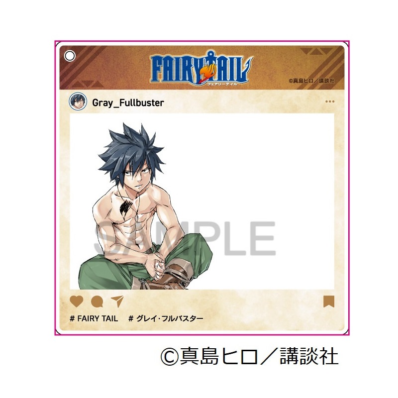 FAIRY TAIL SNS風アクリルキーホルダー グレイ グッズ