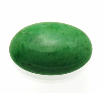 ヒスイ 翡翠 ルース 10.42ct グリーン カザフスタン 瑞浪鉱物展示館