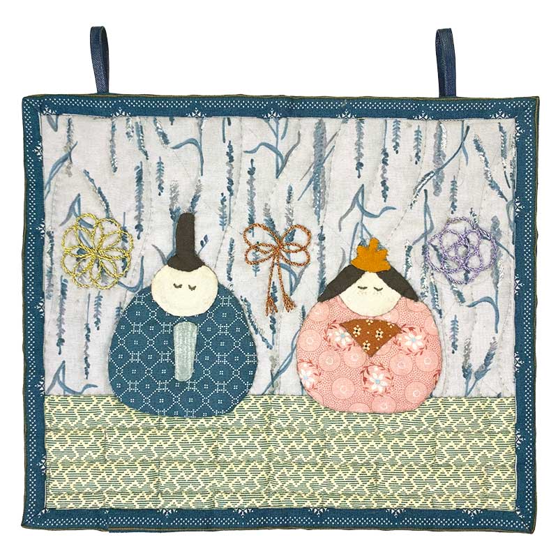 桃の節句のミニタペストリー vol.2 | すべての商品 | キルトパーティ