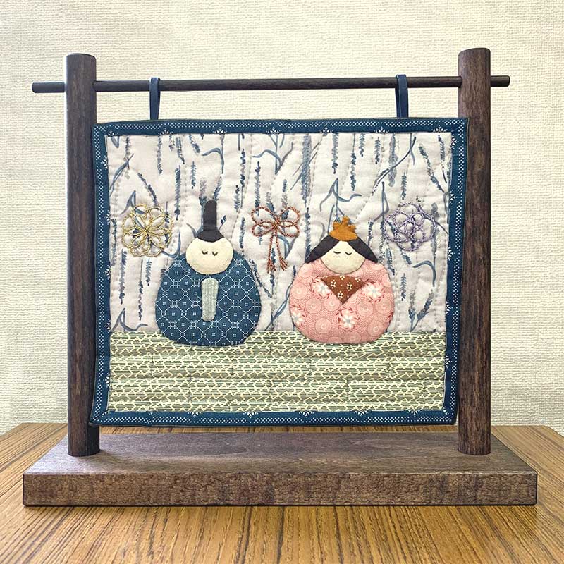 桃の節句のミニタペストリー vol.2 | すべての商品 | キルトパーティ