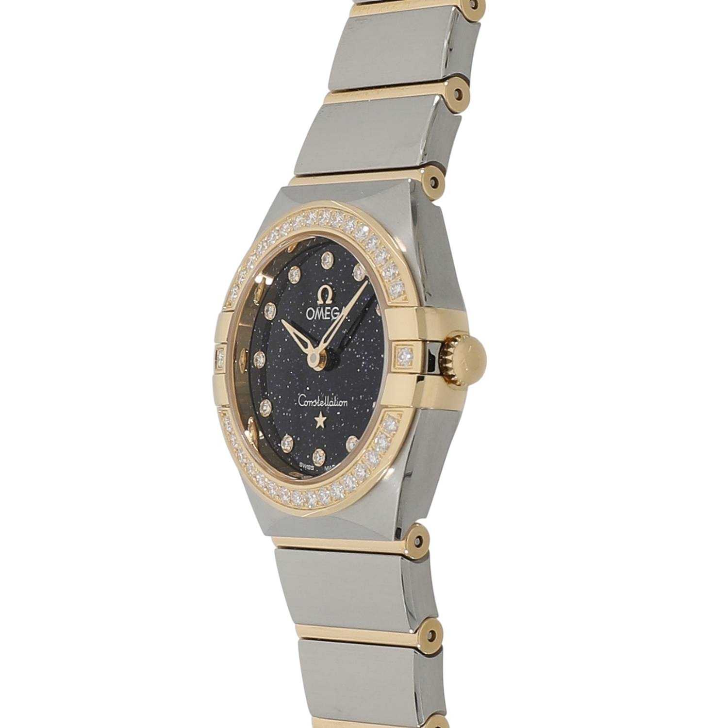 O4137 | [新品]オメガ コンステレーション クォーツ 25MM ダイヤベゼル