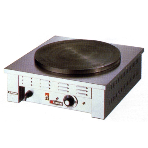 エイシン クレープ焼き器 単相200V 幅500×奥行500×高さ190(mm) EC-2000