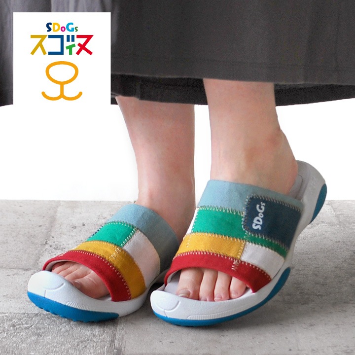 SDoGs -スゴィヌ-sg-103 グルポ マルチカラーサンダル ユニセックス
