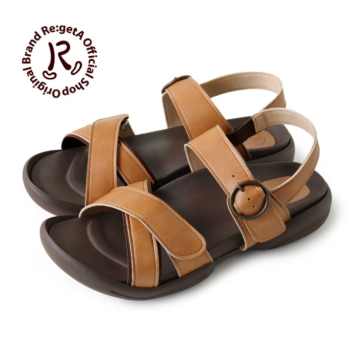 R -アール- AR-113 クロスベルトグミサンダル | サンダル | リゲッタ