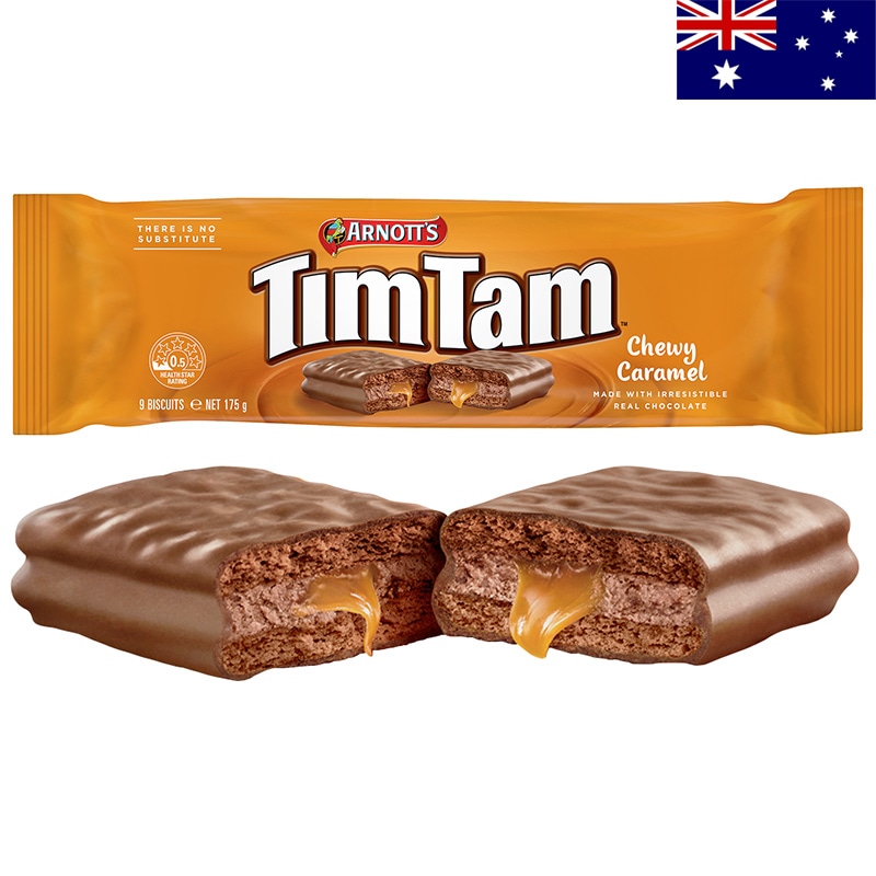 アーノッツ ティムタム チューイカラメル 9枚入 Arnott's TimTam Chewy