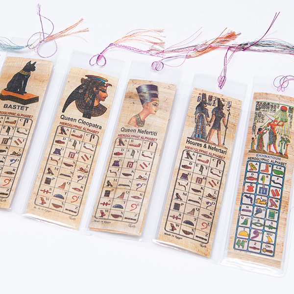 パピルスブックマーク 10種セット 柄アソート しおり パピルス紙