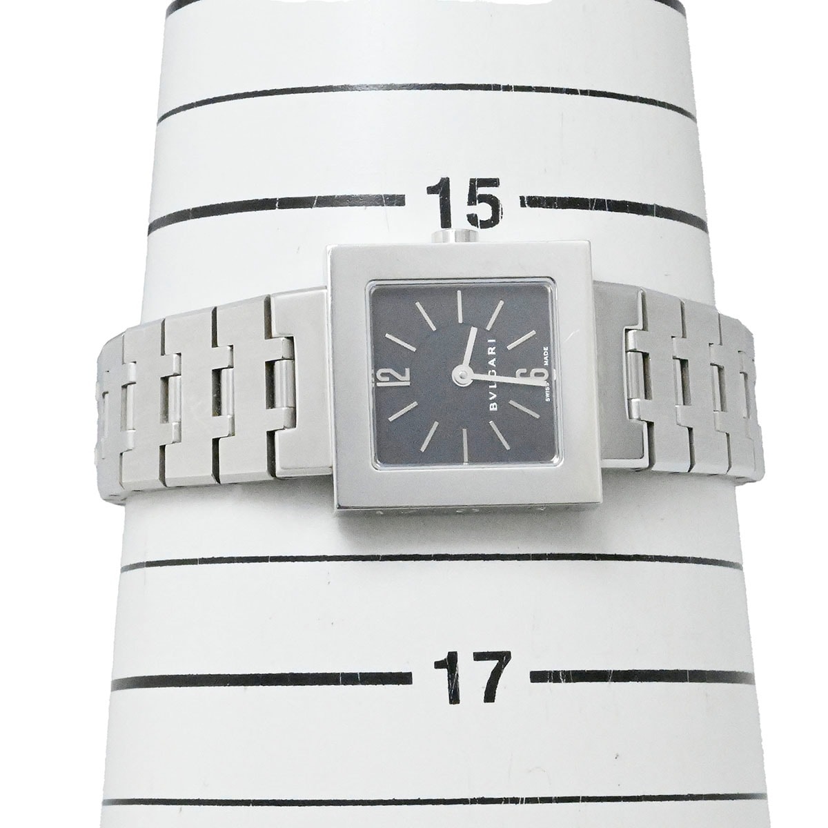 ブルガリ BVLGARI クアドラード SQ22SS スクエアフォルム クォーツ SS