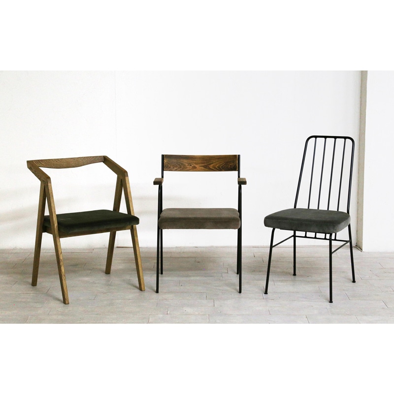 Razzle chair 02｜ラズル アームチェア 02 讃岐産コナラ・ヒノキ無垢材