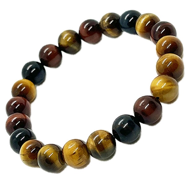 パワーストーンブレスレット・タイガーアイミックス8mm (6803