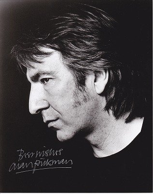 アラン・リックマン 直筆オートグラフ | オートグラフ（直筆サイン