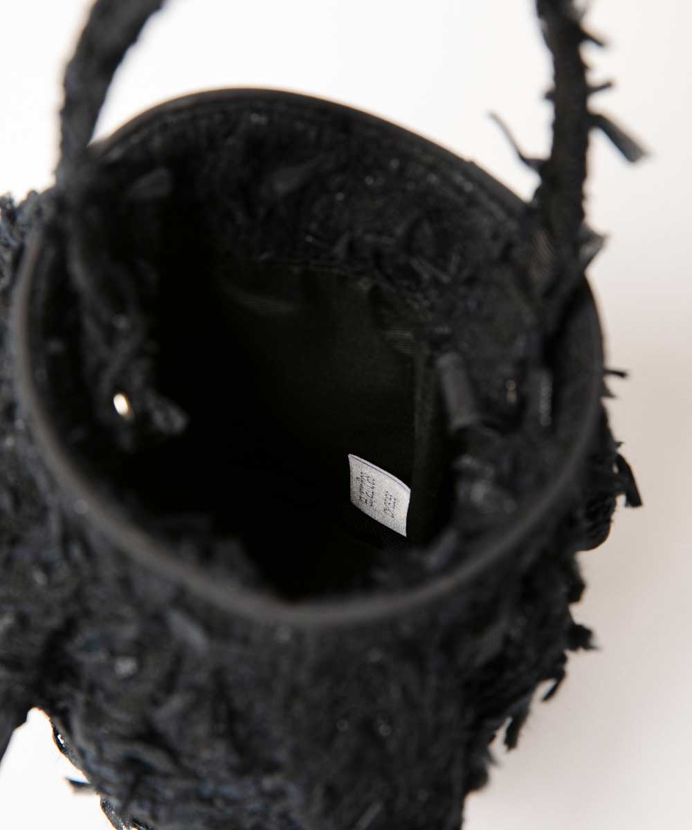 マイクロシティ（黒リボンツィード） | bag,micro city | setsuko