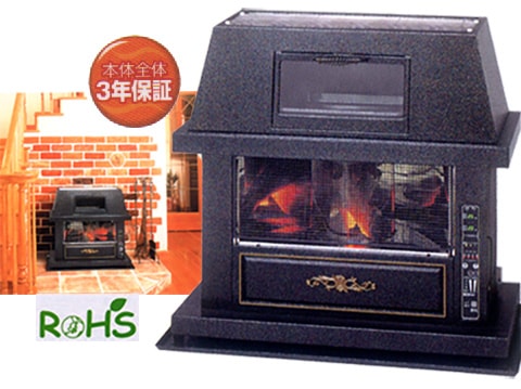 送料無料】TOYOTOMI トヨトミFF式アンティークストーブ新型FQ-C70N(B