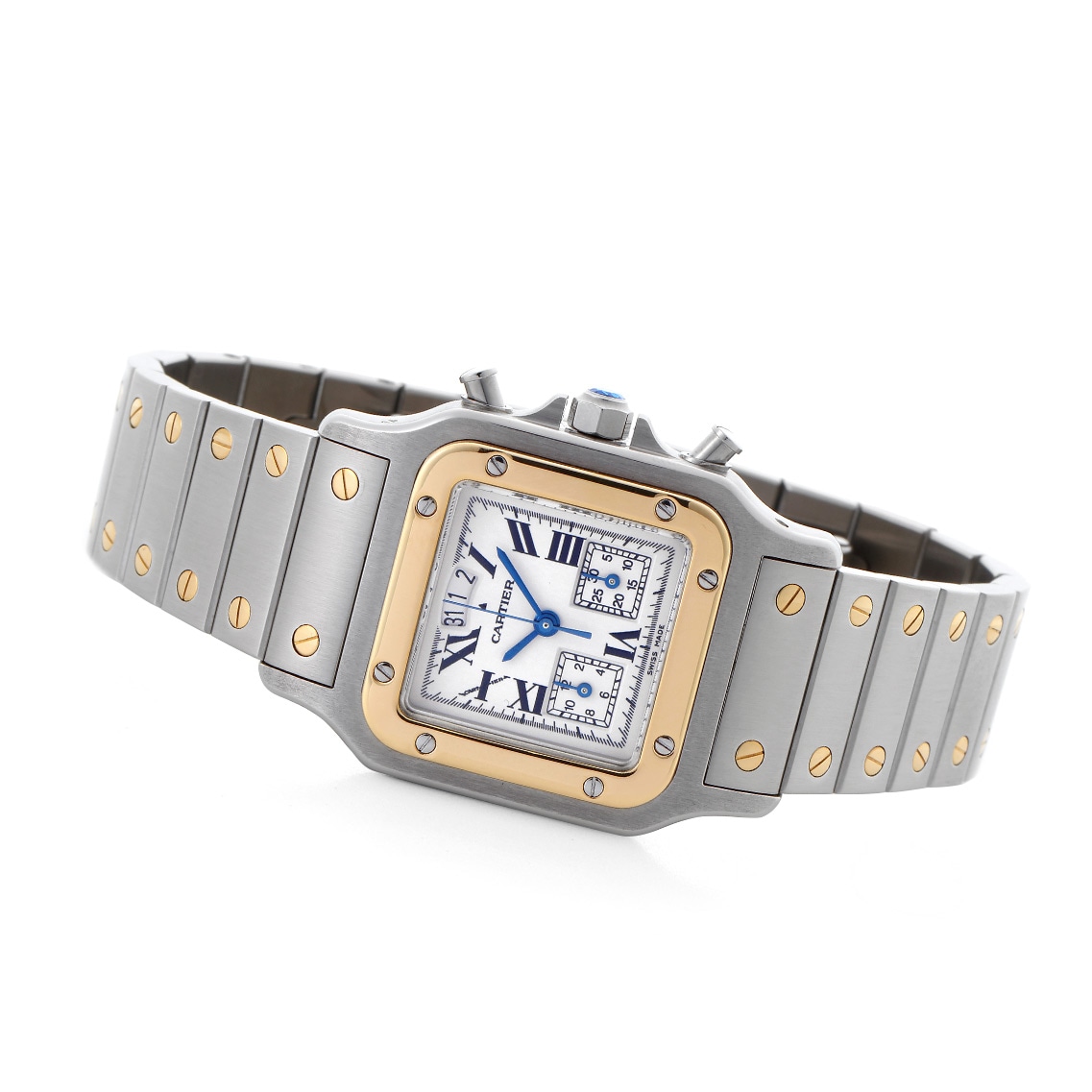CARTIER【1990年代】サントスガルベ クロノリフレックス Ref.W20042C4