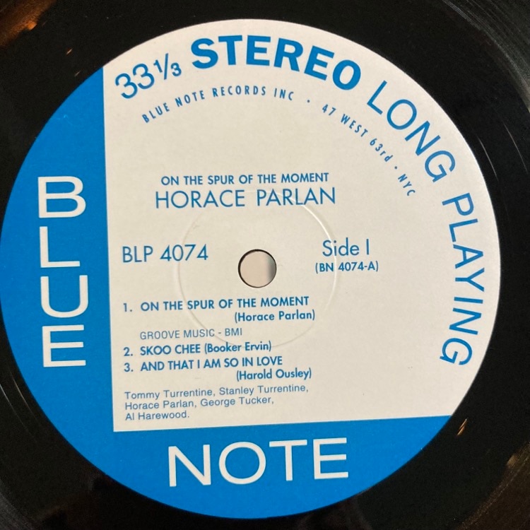 HORACE PARLAN / ON THE SPUR OF THE MOMENT【SALE価格】 | JAZZ