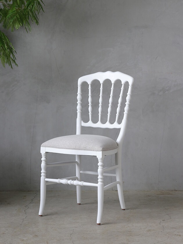 SGDダイニングチェアNapoleonホワイト