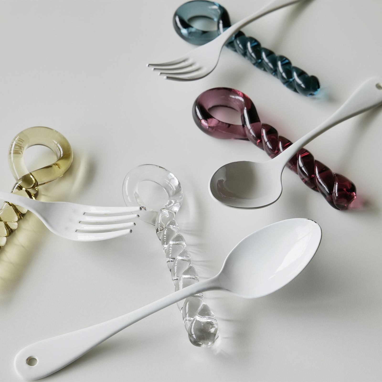 スピラリ―：カトラリーレスト 4点セット GIFT | ガラス製品 | Sghr