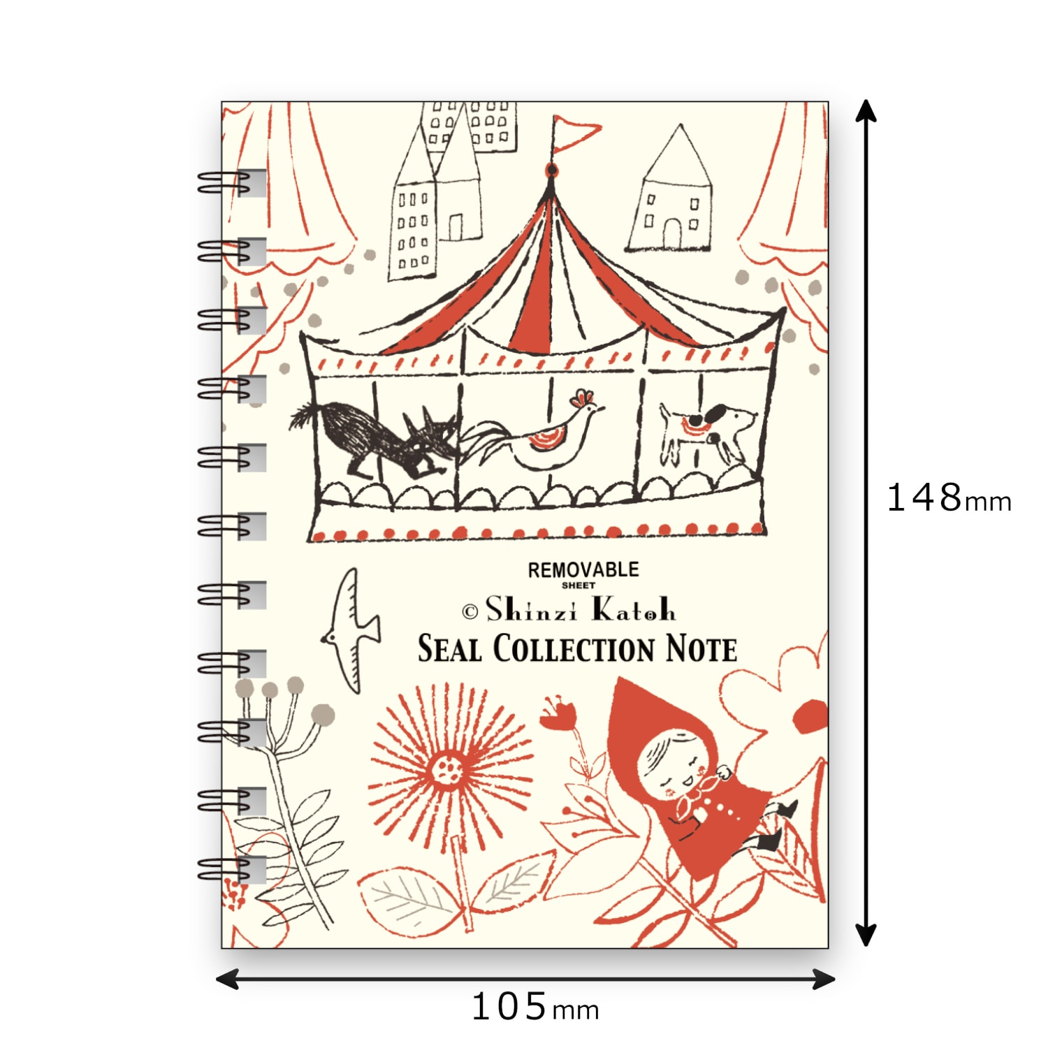 シール帳 CHUBBY RED RIDING HOOD | すべての商品 | | シール堂