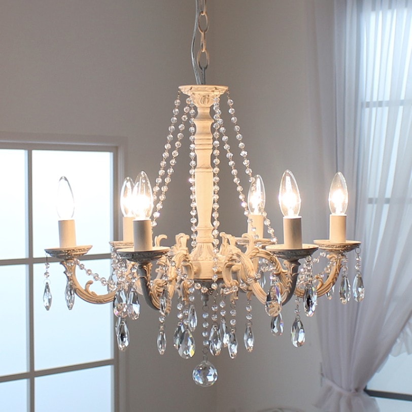 シェリートライフル |照明・シャンデリア,6灯シャンデリア |デザイン