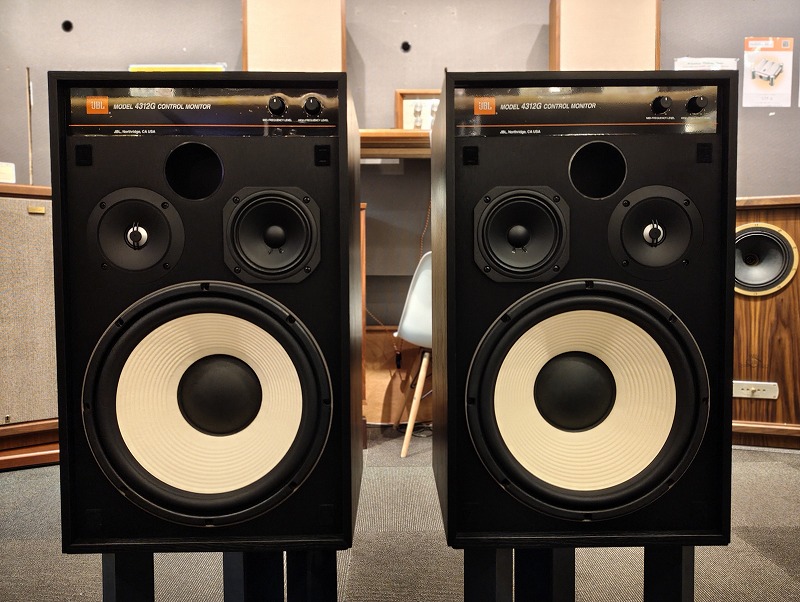 JBL 4312M 連番ペア sr NO F3916011～012 動作品 JBL 4312M S⁄N