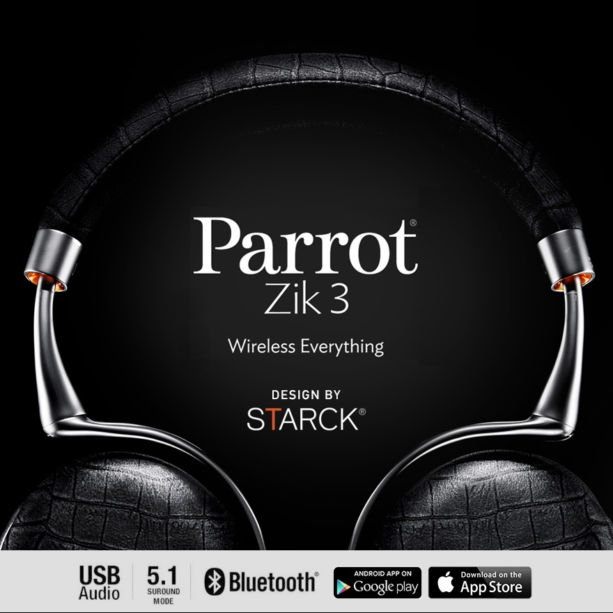 【レアカラー】PARROT Zik ヘッドホン レビュー】世界最先端のBluetoothヘッドホン「Parrot Zik 2.0」の外観