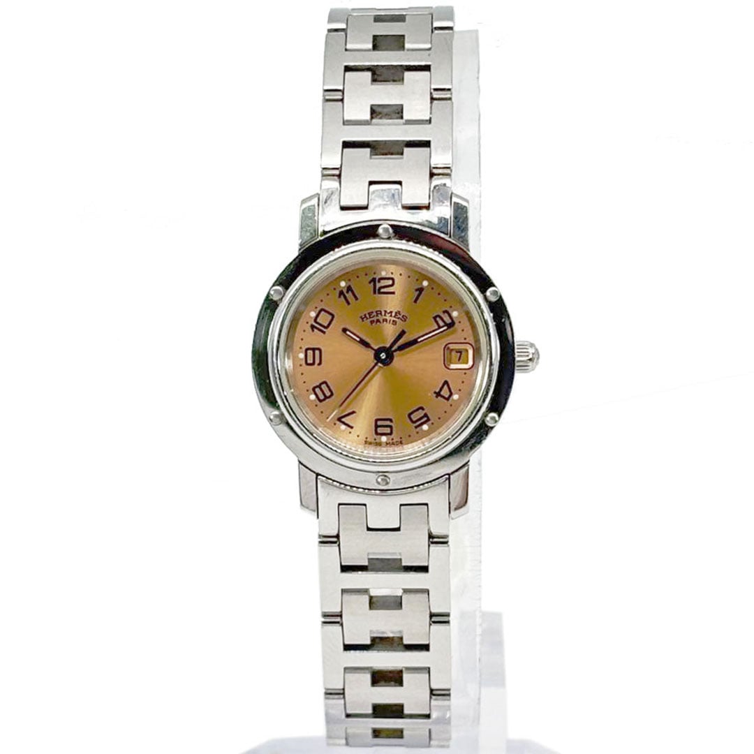 HERMES エルメス レディース腕時計 キャプテンニモ デイト クォーツ