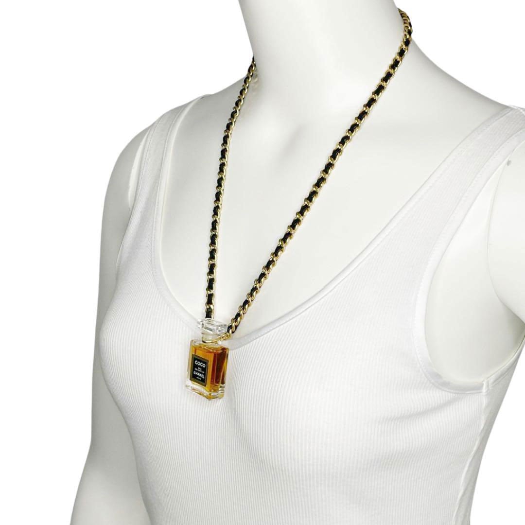 CHANEL シャネル チェーンネックレス COCO 香水 パフューム ミニボトル