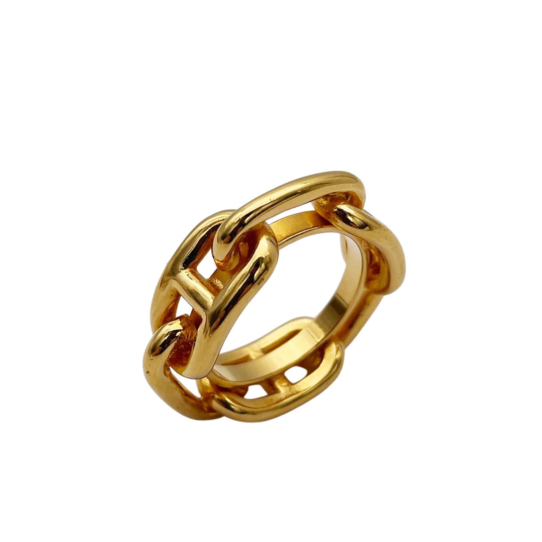 HERMES エルメス スカーフリング カレ90用 レガット シェーヌダンクル