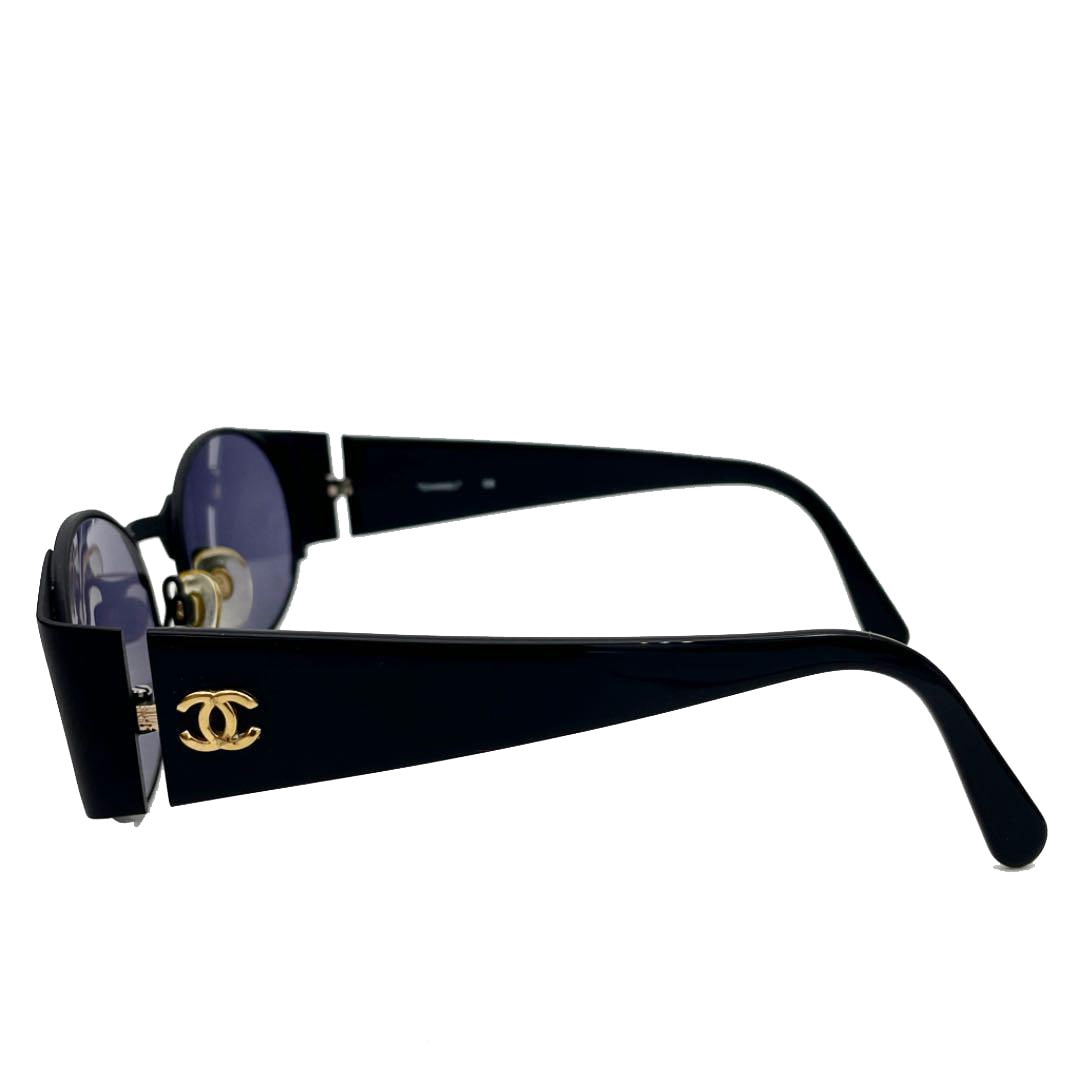 CHANEL シャネル サングラス オーバル ココマーク メタル プラスチック