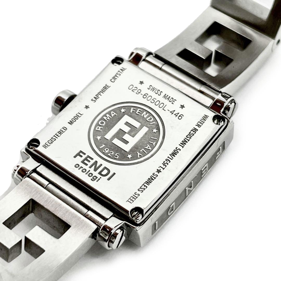 FENDI フェンディ レディース腕時計 クアドロミニ クオーツ シルバー