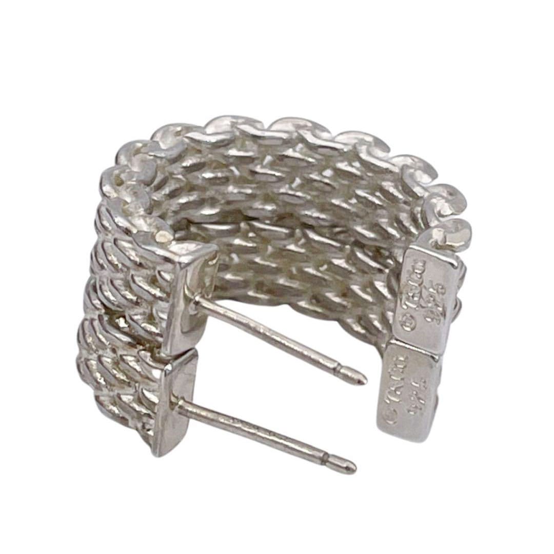 TIFFANY ティファニー フープピアス サマセット 925 シルバー