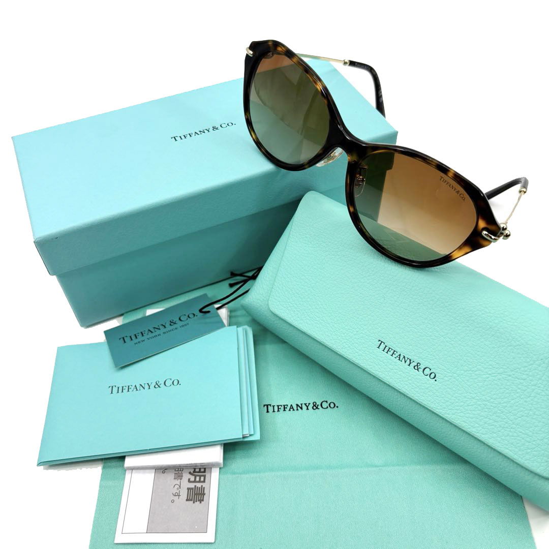 TIFFANY ティファニー レディース サングラス 54□17-140 ブラウン
