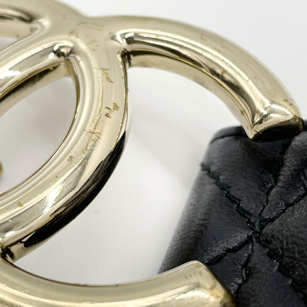 CHANEL シャネル レディース ベルト 85 マトラッセ ココマークバックル