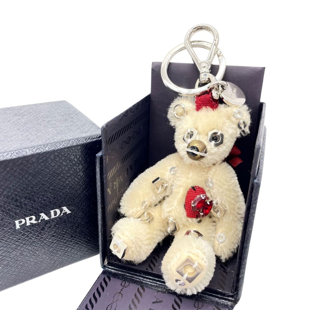 PRADA クマチャーム PRADA くま♡ チャーム キーホルダー PRADA