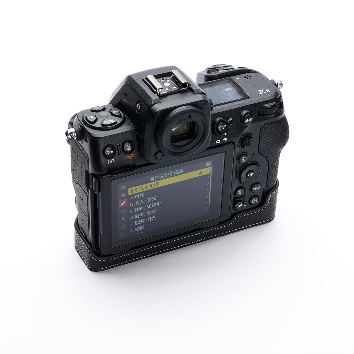 TP Original Nikon Z8用 ボディーハーフケース ブラック