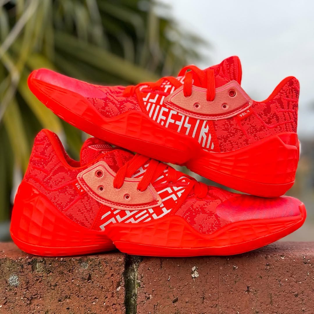 ADIDAS HARDEN VOL.4 'SOLAR RED' アディダス ハーデン 【MEN'S