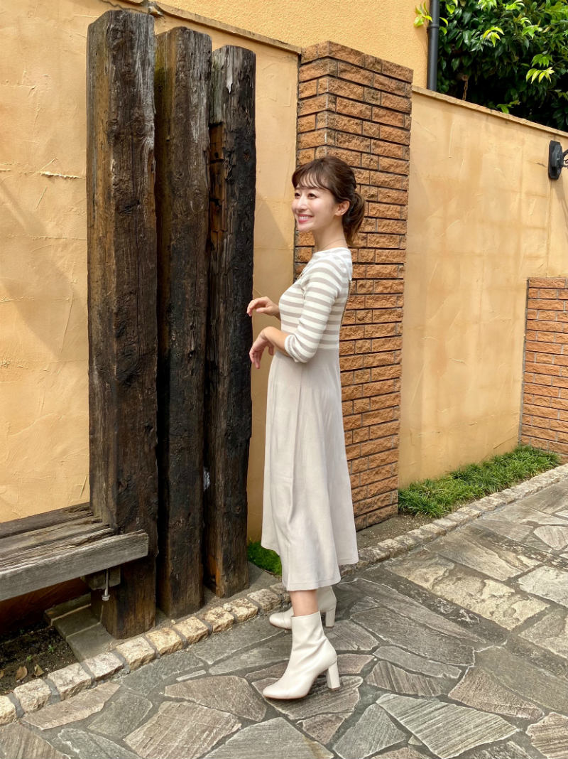 コンビネーションニットワンピース｜designed with Saaya Mizuno