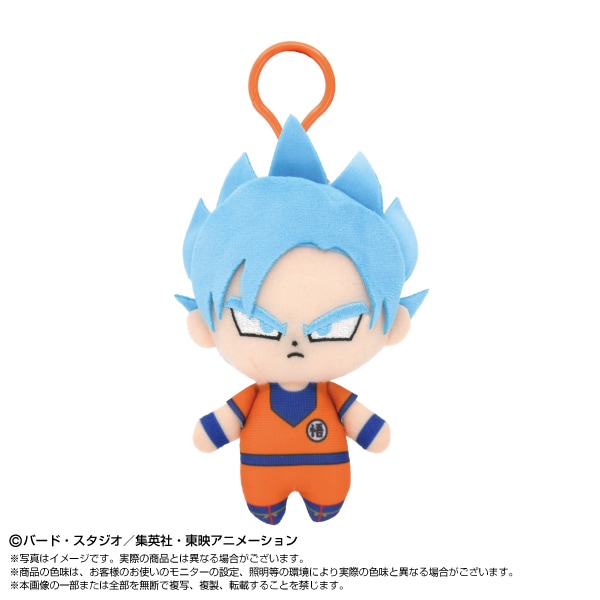 ドラゴンボールシリーズ】プラフックつきChibiぬいマスコット 超サイヤ