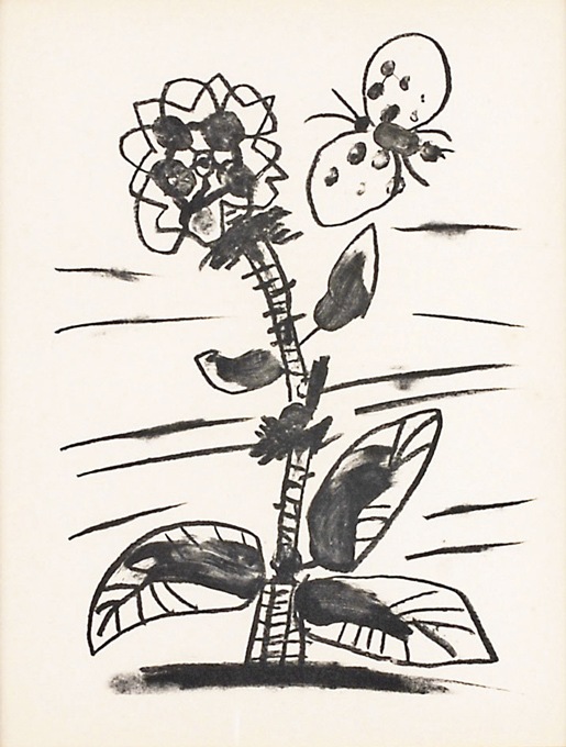 パブロ・ピカソ 「蝶と花・III」 | | アトリエ・ブランカ