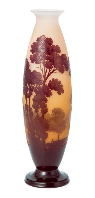 エミール・ガレ 「湖水風景文花瓶」 | | アトリエ・ブランカ